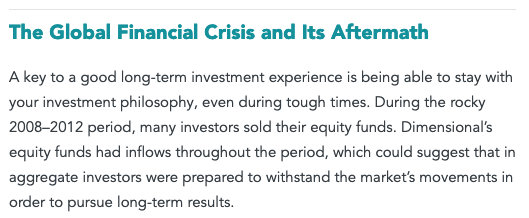 Building Wealth with Dimensional Funds